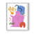 White Single Picture Framed