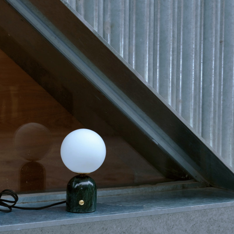 Lampe de table boule de neige ULDW - vert, Vert
