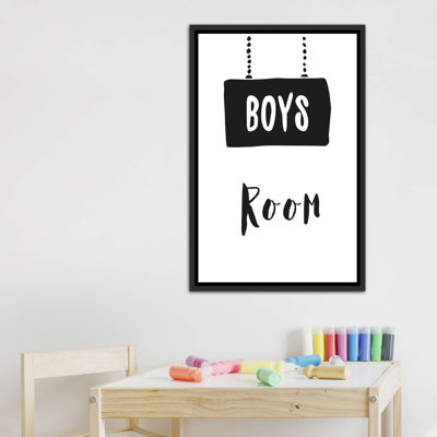 " Boys Room Black "