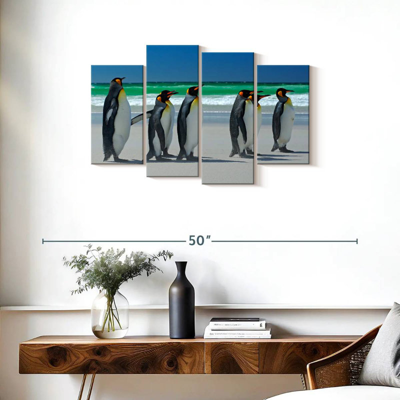 Penguin Buddies, 22" H x 36" W