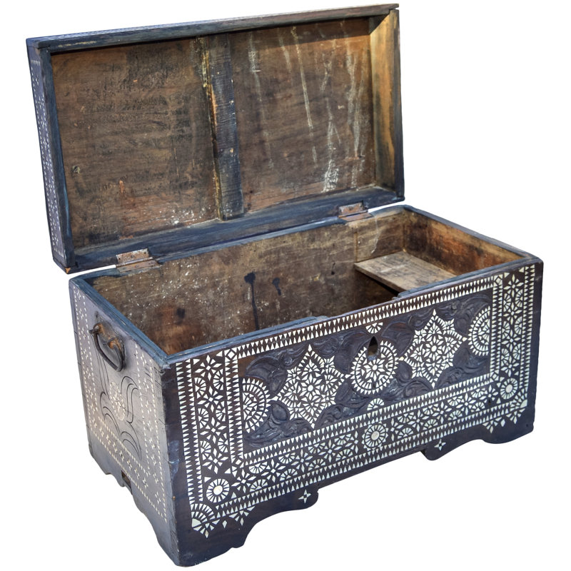 Late 19th Century Moorish-patterned Mother-of-pearl Chest