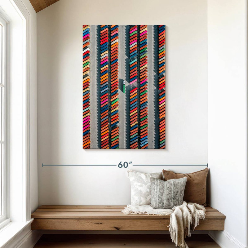 Georgia Container Yard, 45" H x 30" W