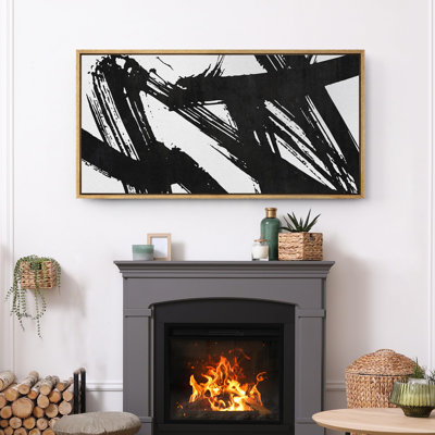 BAW Dynamic, impression en noir et blanc sur toile