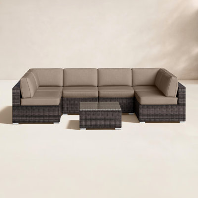 Lauderman 4-Person Sunbrella® Patio Seating Group