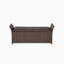 Banc de rangement en fer Auline