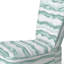 Chaise rembourrée rayée - Chaise d'appoint verte et blanche River Lines-154050118