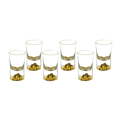 Ensemble de verres à liqueur Sierra Gold