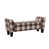 Brown/Tan Linen Buffalo Check