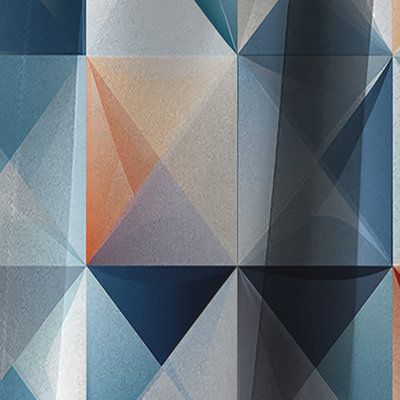 Ethereal Geometric - Rideau abstrait - Rideau abstrait occultant - 1 panneau