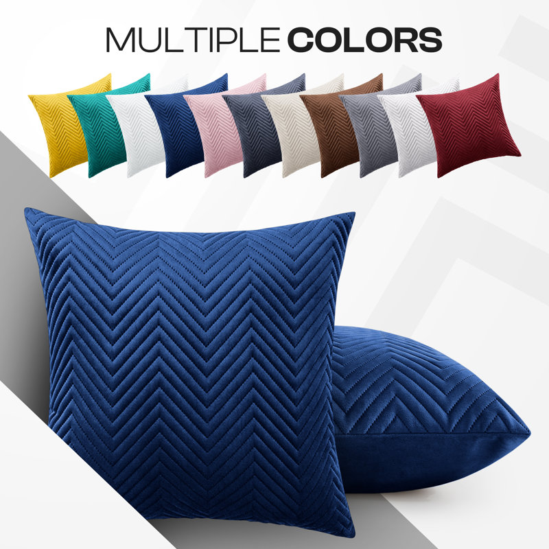 Square Scatter Cushion Cushion Cover, Navy