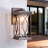 Modern Farmhouse Outdoor Wall Lantern with Crackled Glass, Exterior Sconce-1928382400-1920433398