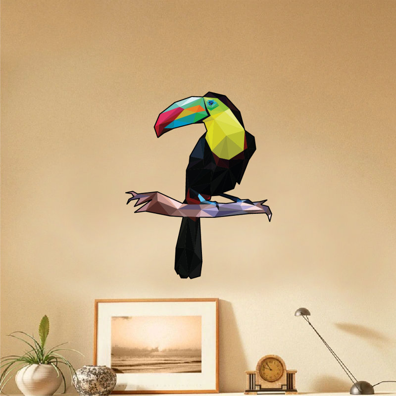 Animals Non-Wall Damaging Wall Decal, 10" H x 8" W