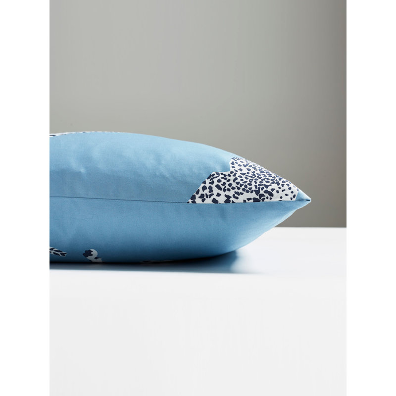 Leaping Cheetah Sahara Square Pillow Cover & Insert, Cloud Nine