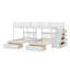 Lit superposÃ© double et simple, avec rangements intÃ©grÃ©s-1029516703