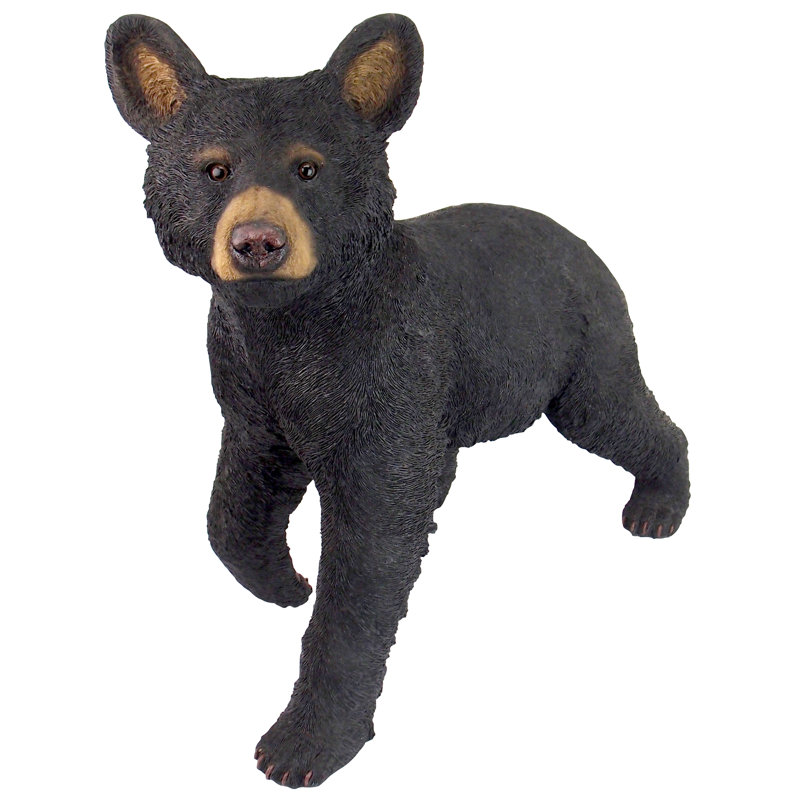 Statue d'ours noir Snooping Cub