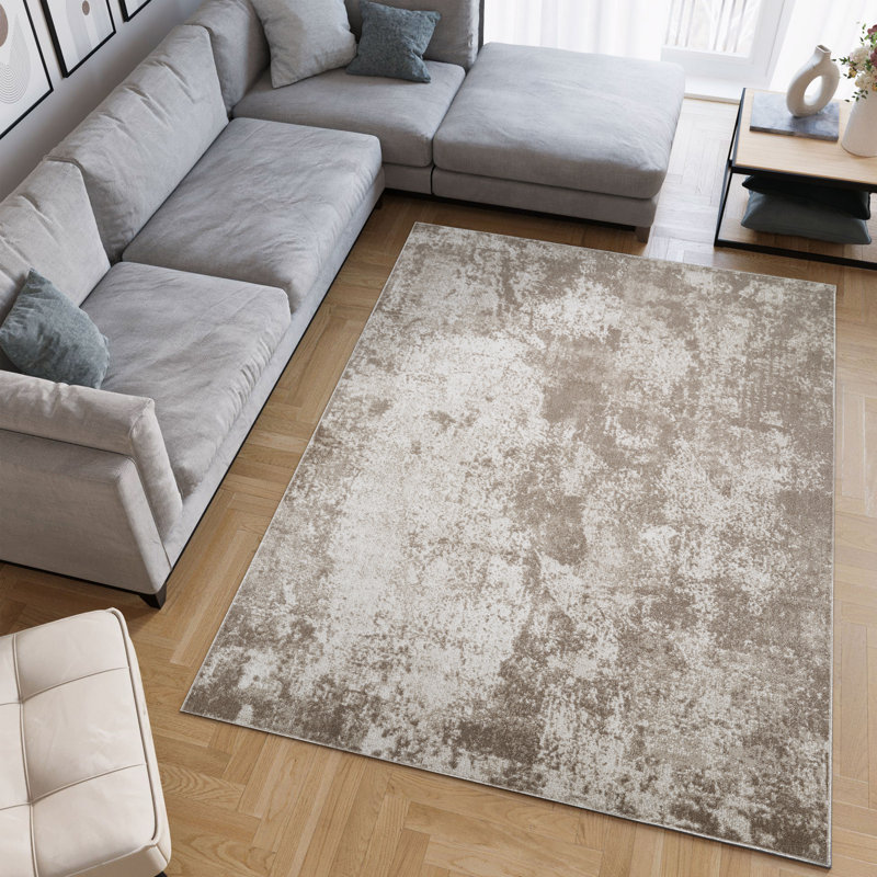 Kalessi Power Loom Abstract Area Rug , Rectangle 5' x 8'