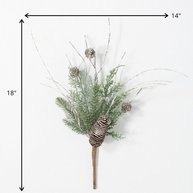 Vale 18'' Faux Pine Branch