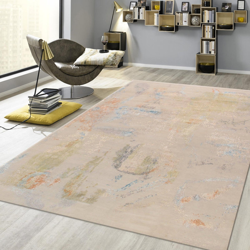 Canvello Modern Large Farmhouse Area Rugs - 9'3" X 12'3"