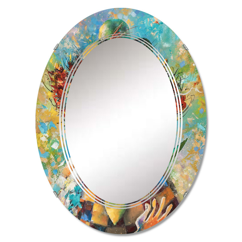 Miroir de salle de bain ovale mural, 36 po x 24 po