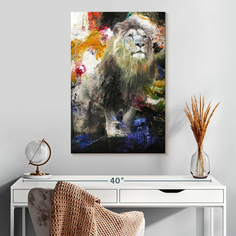 Brampt Glorious Lion, 30" H x 20" W