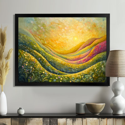 «Minimal Peaks Of Nature Abstract Landscape III - Minimalisme», reproduction sur toile