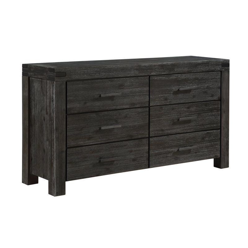 Kaicey 66'' W 6 - Drawer Dresser, Graphite