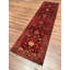 Tapis en laine et coton rouge noué à la main Original