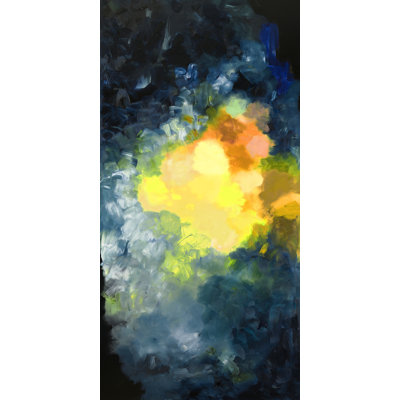 «Northern Lights At Night», reproduction sur toile tendue