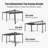 Outdoor Aluminum Retractable Pergola with Canopy-90611744-90611745