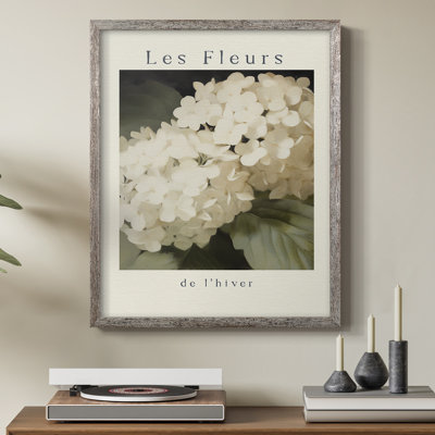 Vintage Floral Print XXXI Framed Print - Solid Wood