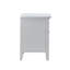 Table de chevet 3 tiroirs Hammond, gris