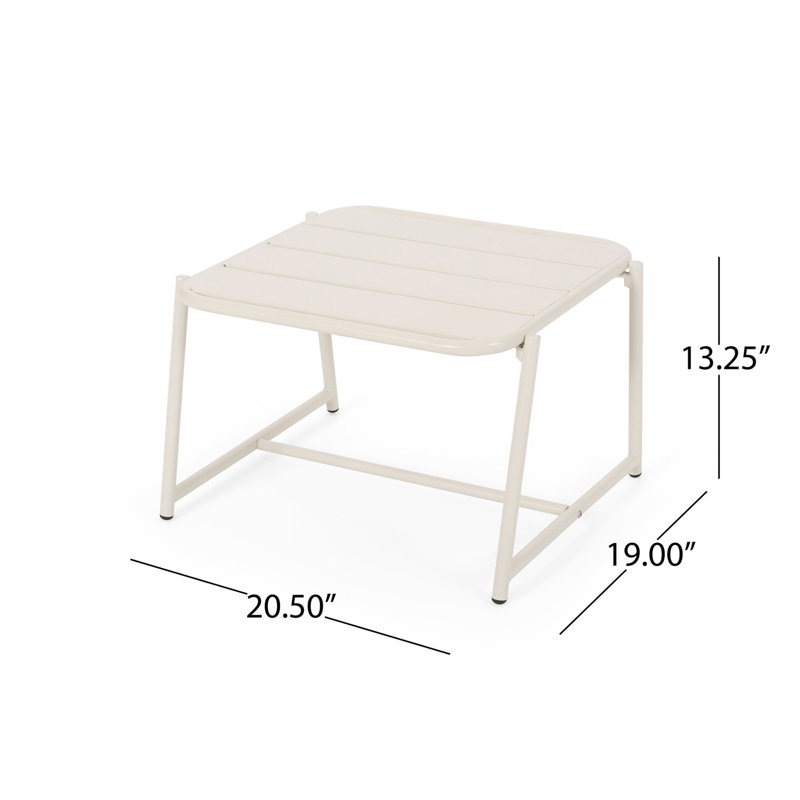 CONRAD  CHAT SET, Matte White