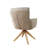 Bernab Swivel Upholstered Home Office Task Desk Chair with Oak Wood Base-2099523613