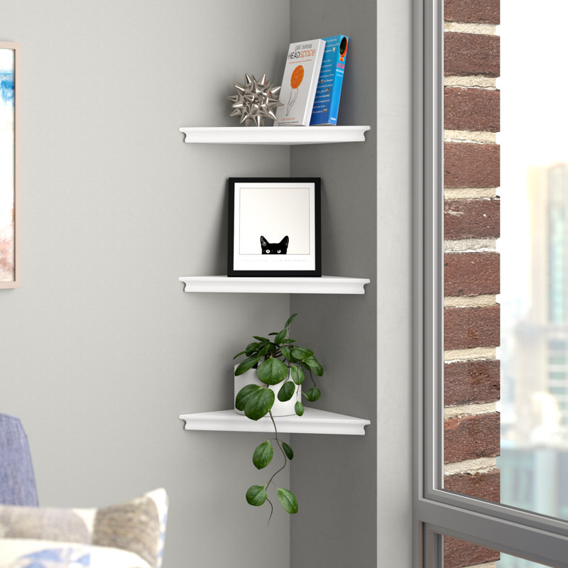 Lebanon 3 Piece Triangle Corner Shelf