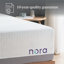 Matelas en mousse viscoélastique gélifiée 14 po avec housse de refroidissement de qualité supérieure Nora-1741671582
