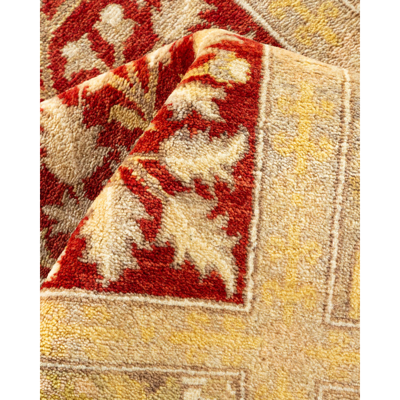 Keller One-of-a-Kind 8' 1" X 10' 4" 2000s Wool Area Rug in Ivory