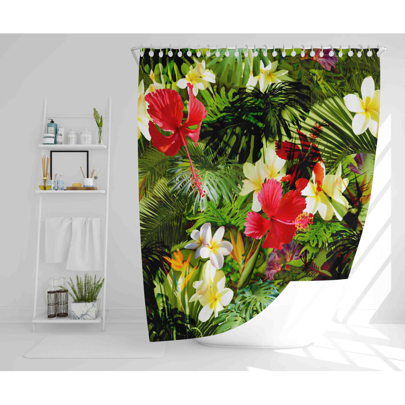 Amare Polyester Shower Curtain, 168cm H x 168cm W