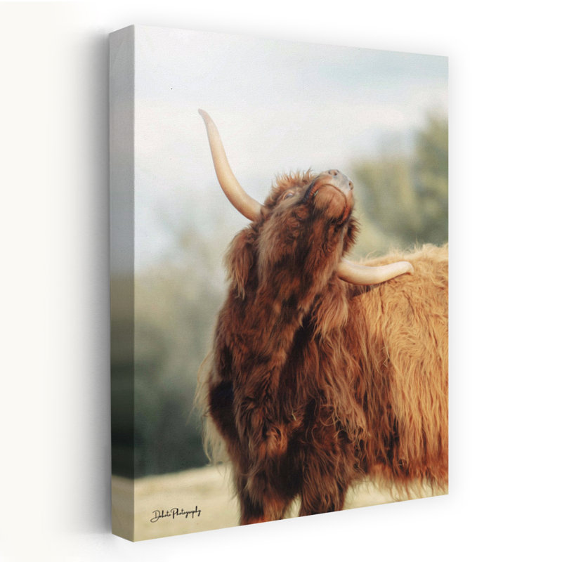 «The Itchy Cow II», art contemporain de la vache, H 60 po x l 40 po