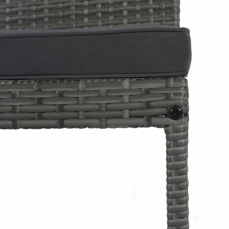Outdoor Wicker Bar Set for Relaxing and Entertaining, Enhancing Patio Experience