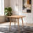 Modern Square Dining Table With Tapered Splayed Legs-759659000