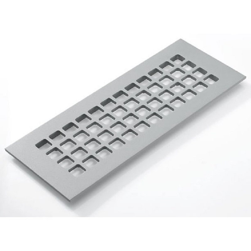 Grille de plancher Reggio, 4 po x 12 po, Blanc