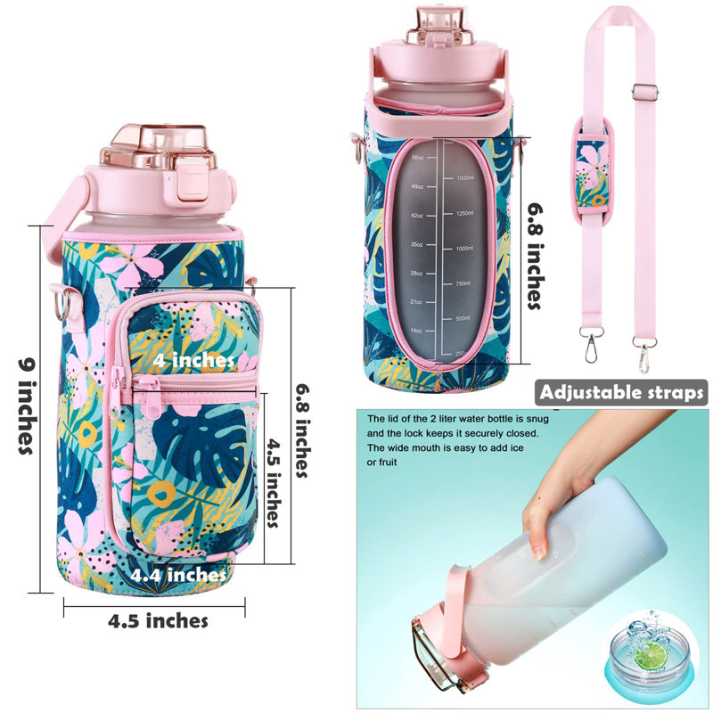 64 oz. LoochMee Bouteille d'eau