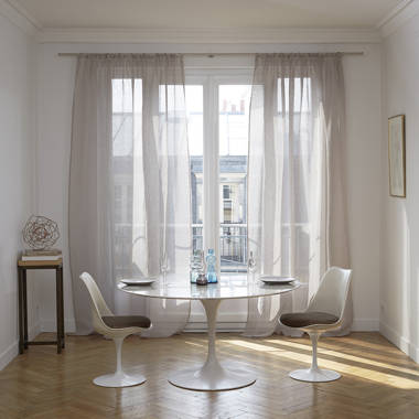 Lilijan Home & mit Bewertungen Gardinen-Set Stangendurchzug, transparent Curtain 