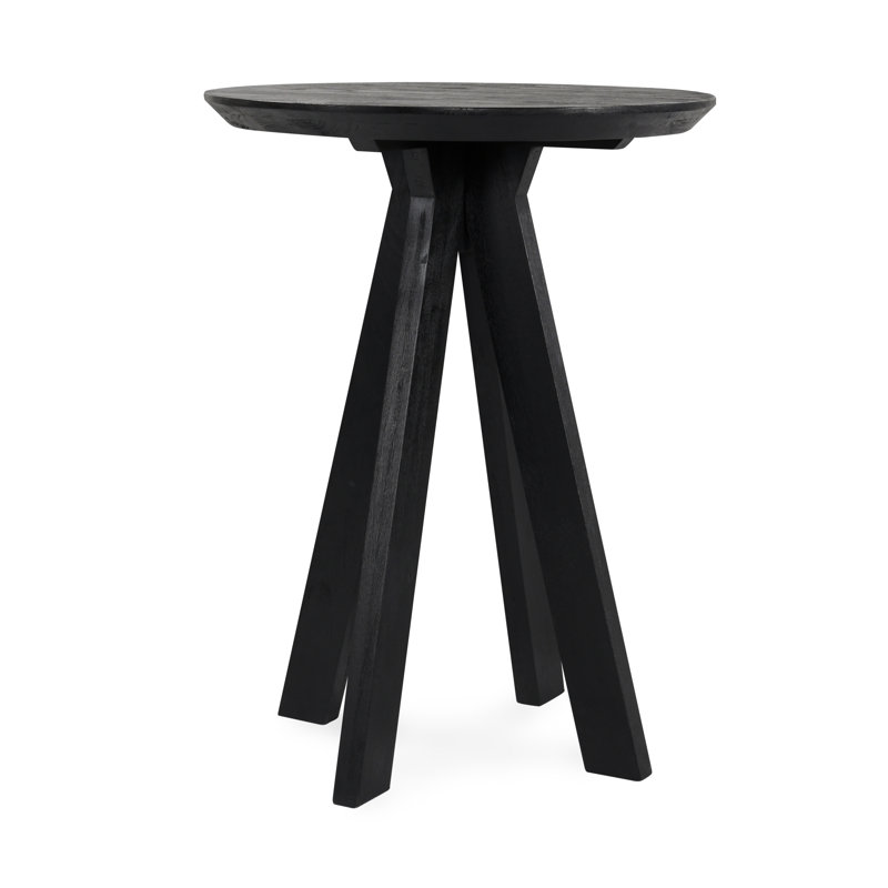 Rodrigo Counter Table In Brown, 42", Black