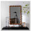 Miroir avec cadre en bois massif