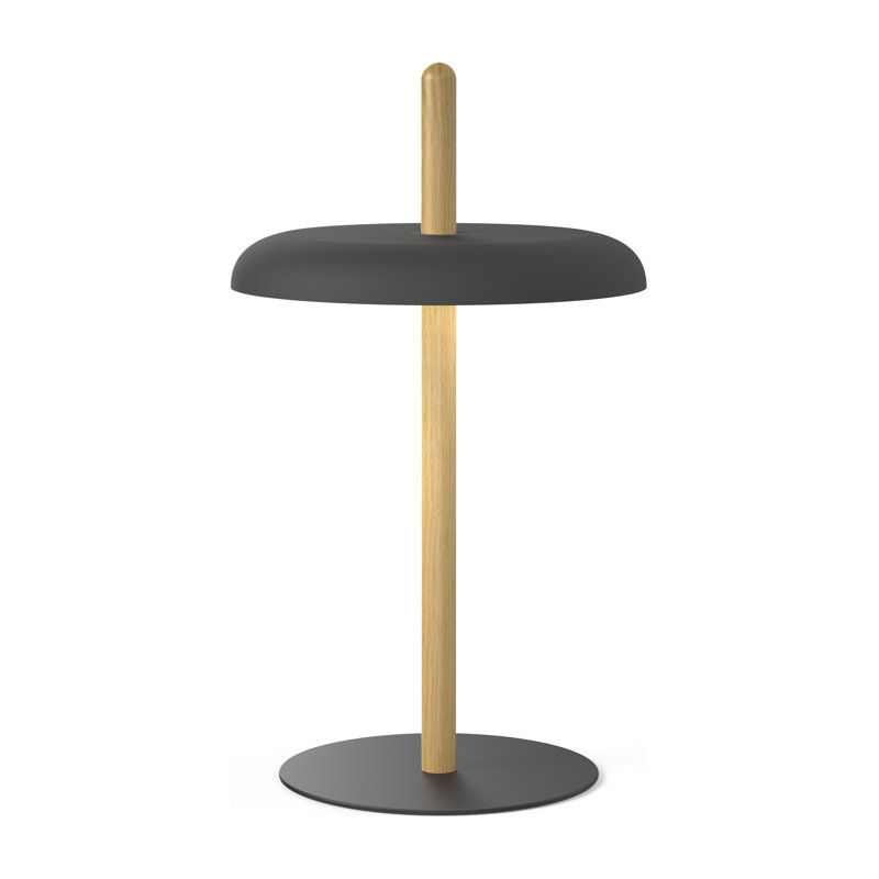Lampe de table Nivél, Chêne blanc, Noir