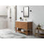 Meuble-lavabo simple en teck Parker l 48 po x P 22 po x H 36 po-81357717