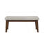 Banc de salle à manger rembourré Mid-Century