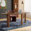 Bureau en bois massif brun Free Form-1153156020