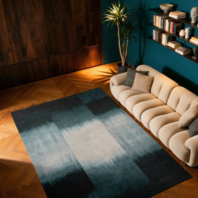 Abstract Recycled P.E.T Jacquard Indoor / Outdoor Area Rug